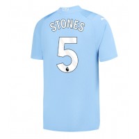 Billiga Manchester City John Stones #5 Hemma fotbollskläder 2023-24 Kortärmad